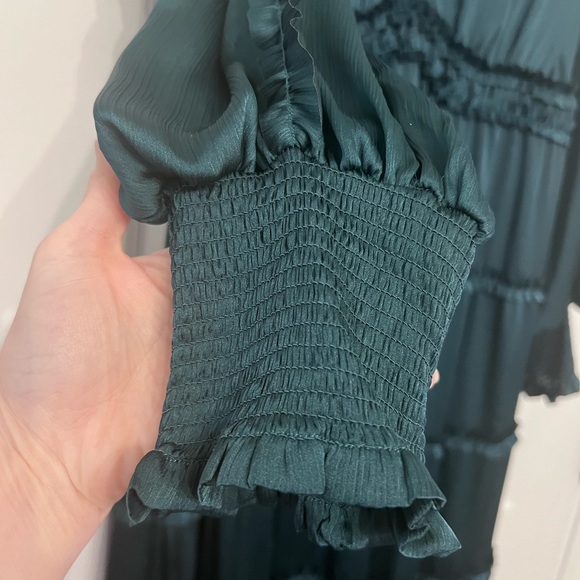 NWT Holiday Party Emerald Green Chelsea and Violet size extra large maxi dress - Picture 3 of 8